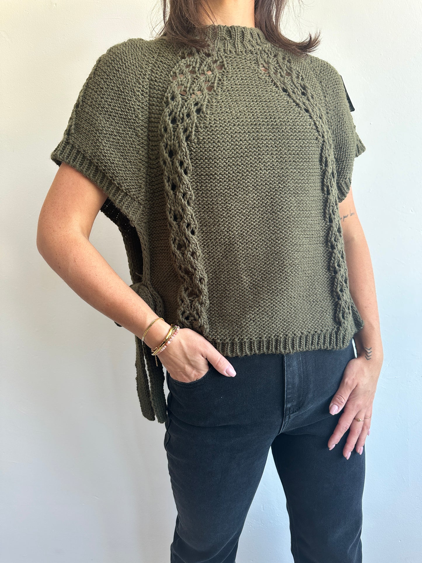 Khaki knit