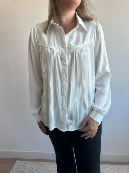 Classy plissé blouse